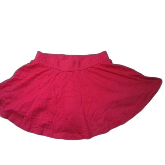 Basic Editions Girls Skort Skirt Shorts Hot Pink Barbiecore Y2K Size M 7/8 - Picture 3 of 8